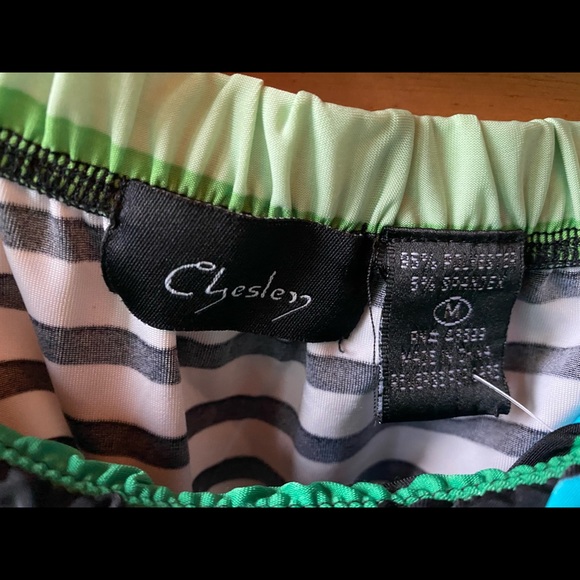 Summer maxi blue and green striped - Picture 2 of 2